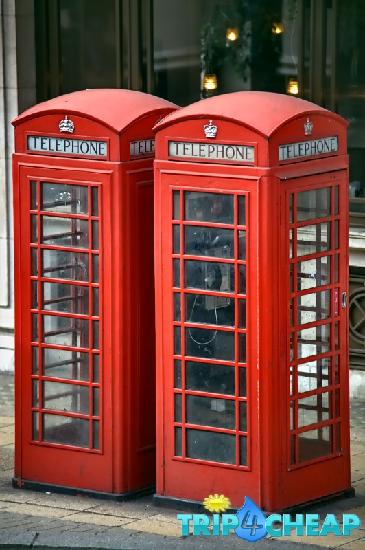 Czerwone budki telefoniczne-Londyn
