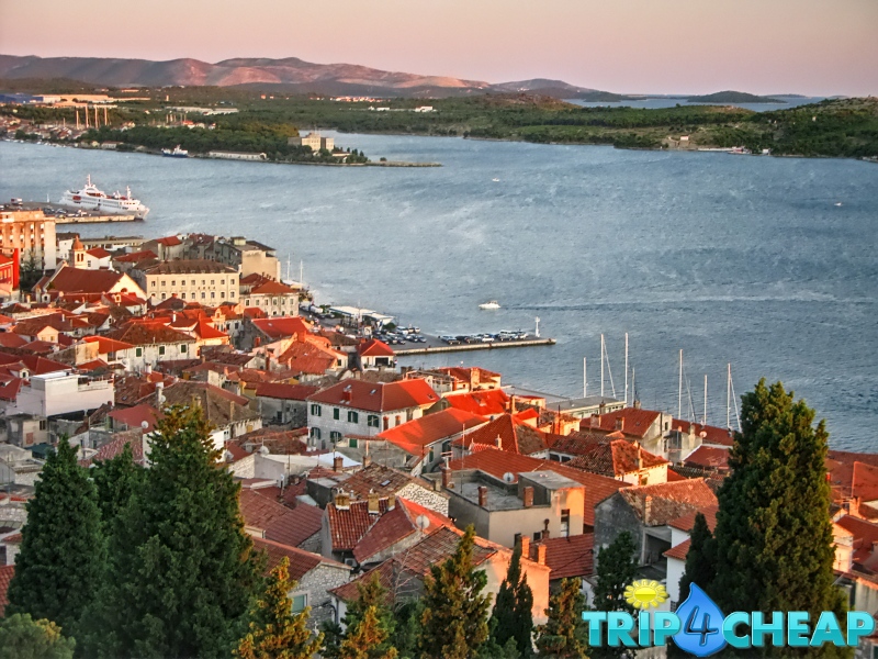 Widok-z-Twierdzy św. Anny-Sibernik-Chorwacja