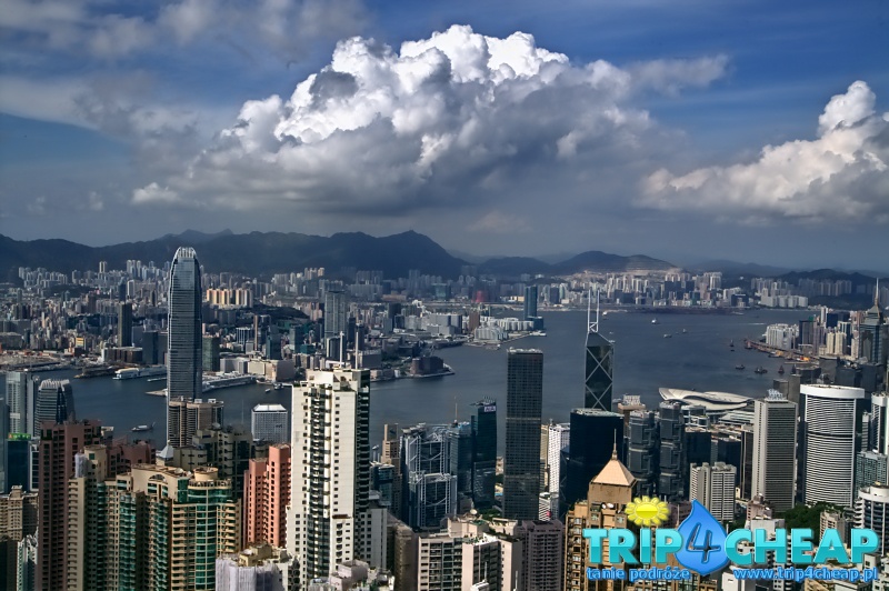 Hong Kong-widok z Victoria Peak