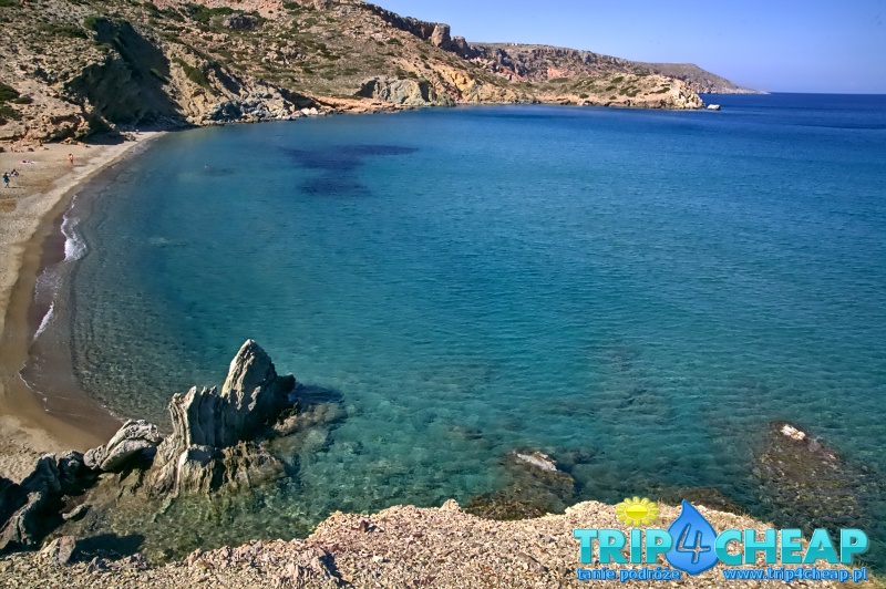 Jedna z plaż Itanos-Kreta