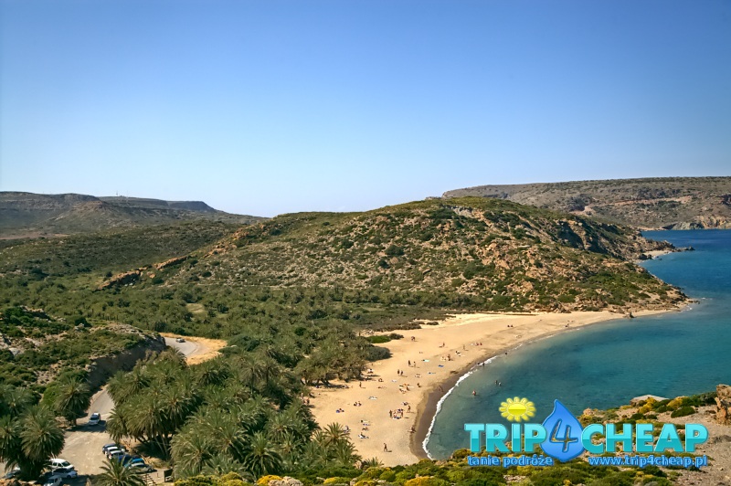 Widok na Vai beach-Kreta