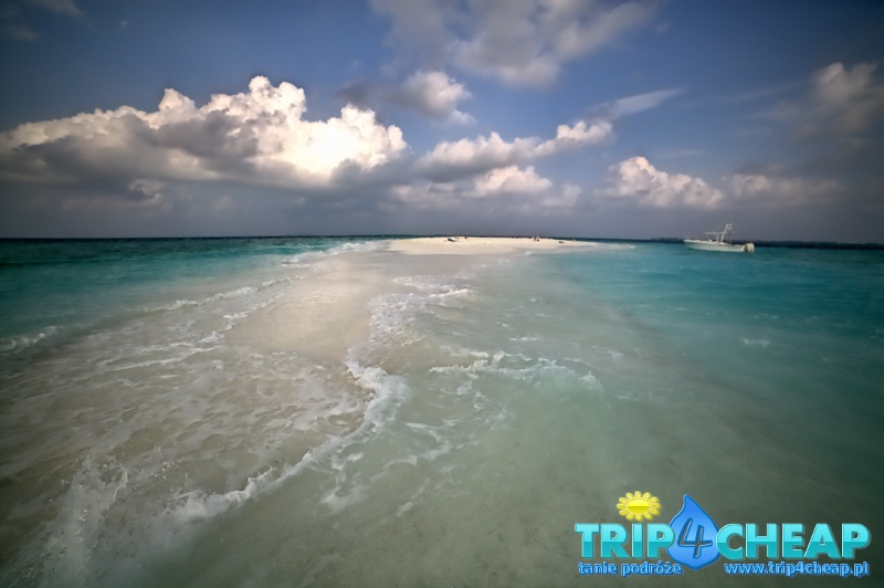 Łata piachu na Malediwach