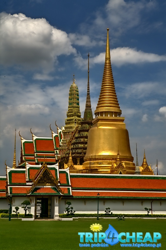 Widok na Grand Palace-Bangkok